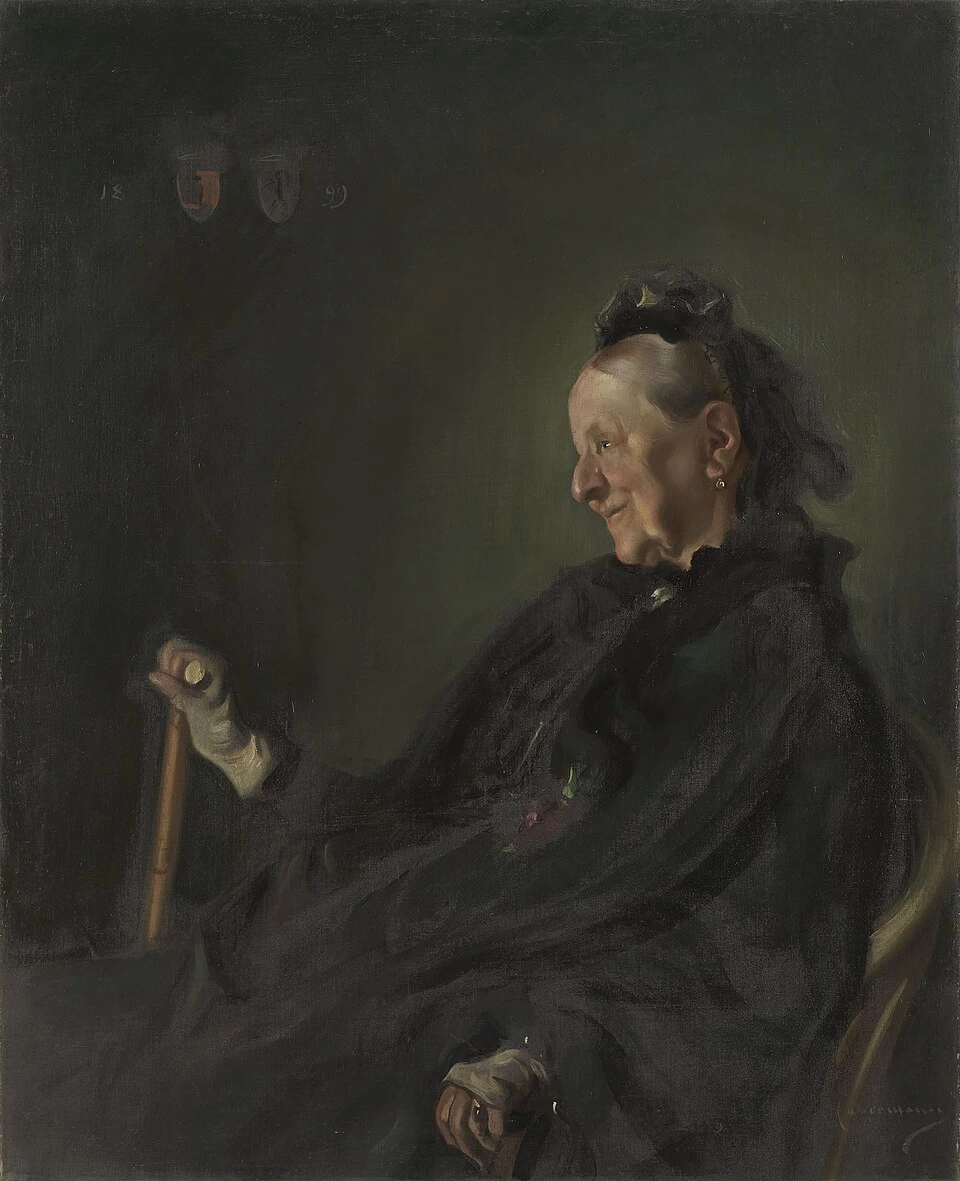 Hugo von Habermann - La madre dell'artista, Bavarian State Painting Collections